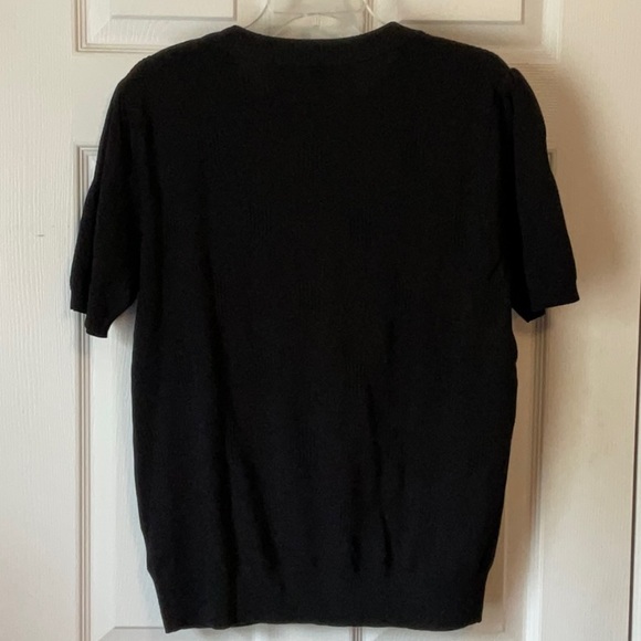 Arch & Cloz Women Crew Neck Short Sleeve Pullover Knitted Sweater Size X-Large - Picture 3 of 14